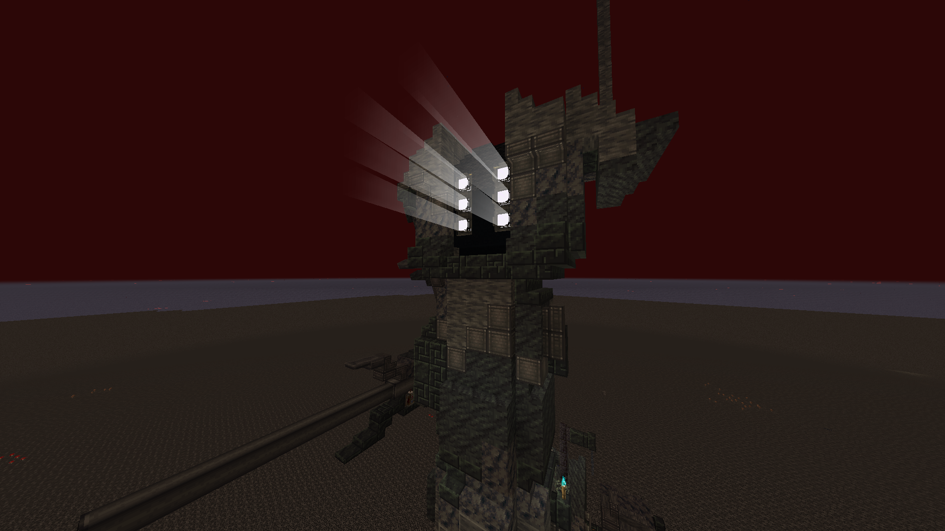 1000-THR Earthmover with a tall mechanical body, narrow legs, weapon-like details, interior parts, and Aeronautics machinery.