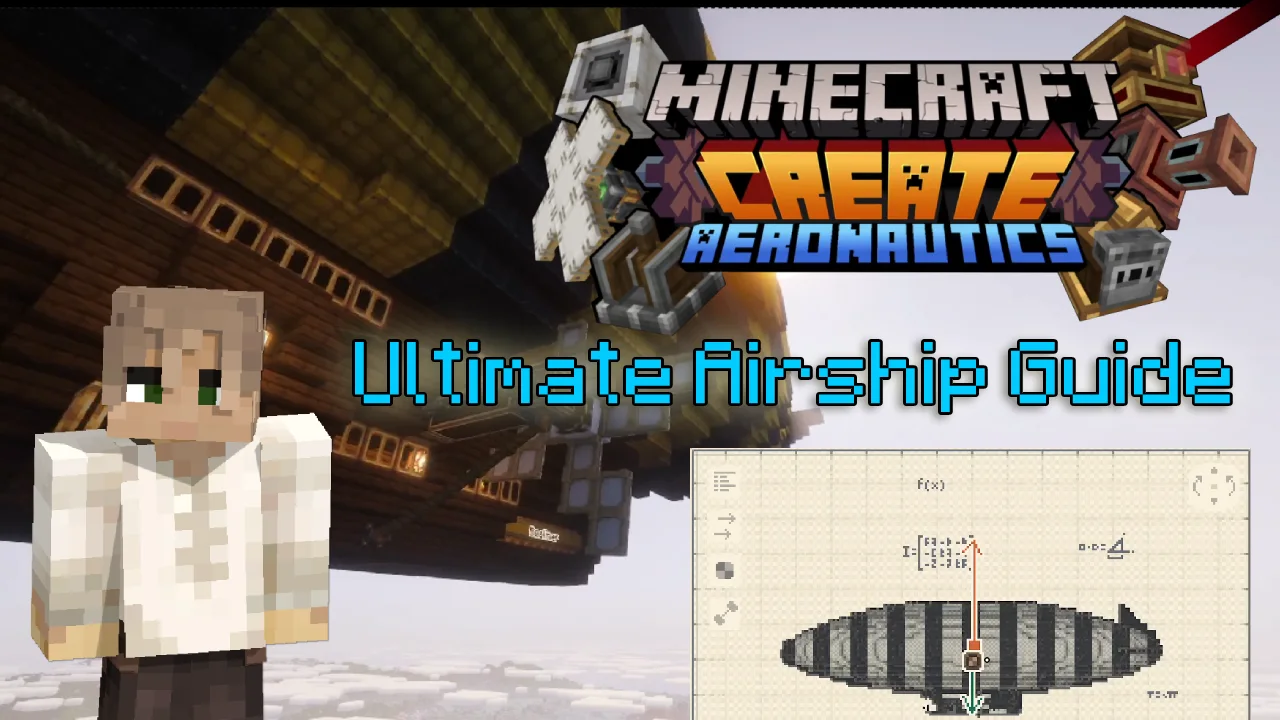 Beeliner MKI - Airship with Yellow Envelope, Gray Envelope, Dark Oak Planks, Dark Oak Stairs, Dark Oak Log, Copycat Panel, Redstone Link, and Framed Glass, visible proportions, and a 25 x 31 x 103 schematic footprint.