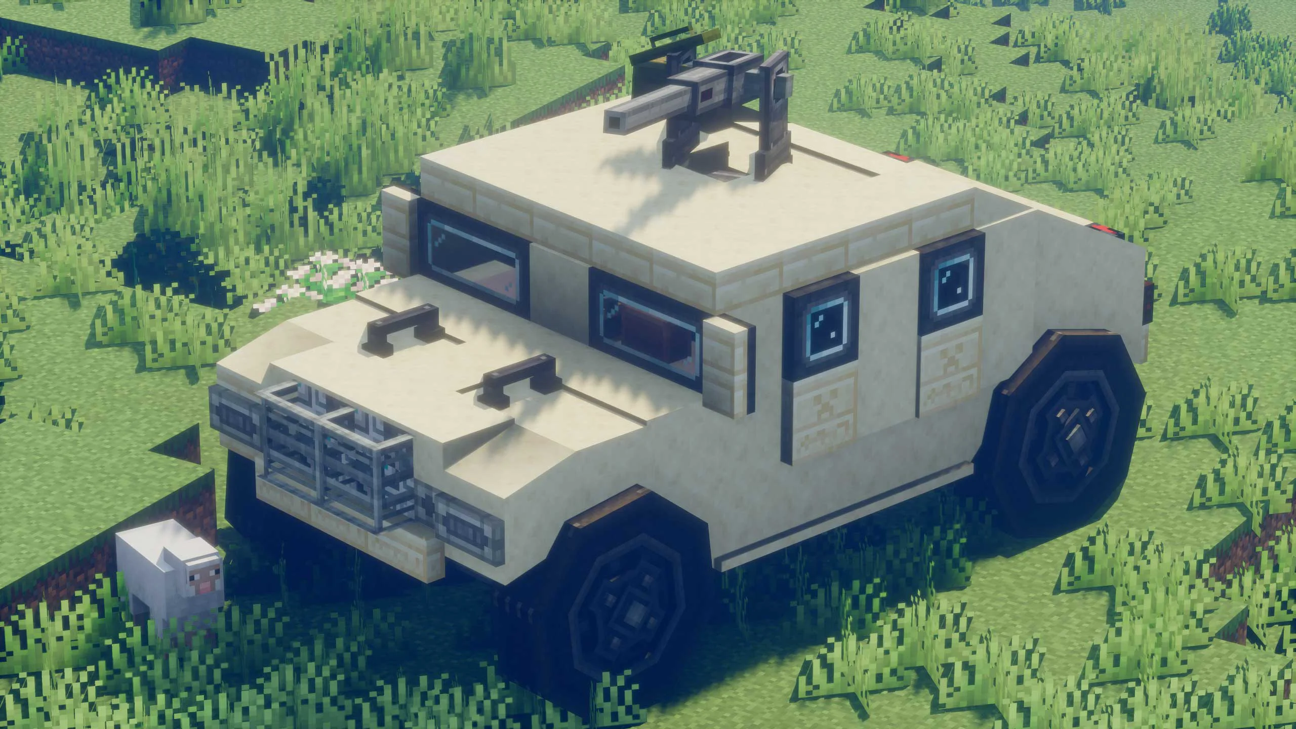 Ảnh xem trước Humvee với các chi tiết chính như độ cân thân, dáng đáp, khoảng hở đuôi hoặc rotor, phía điều khiển và khoảng trống quanh bãi đáp.
