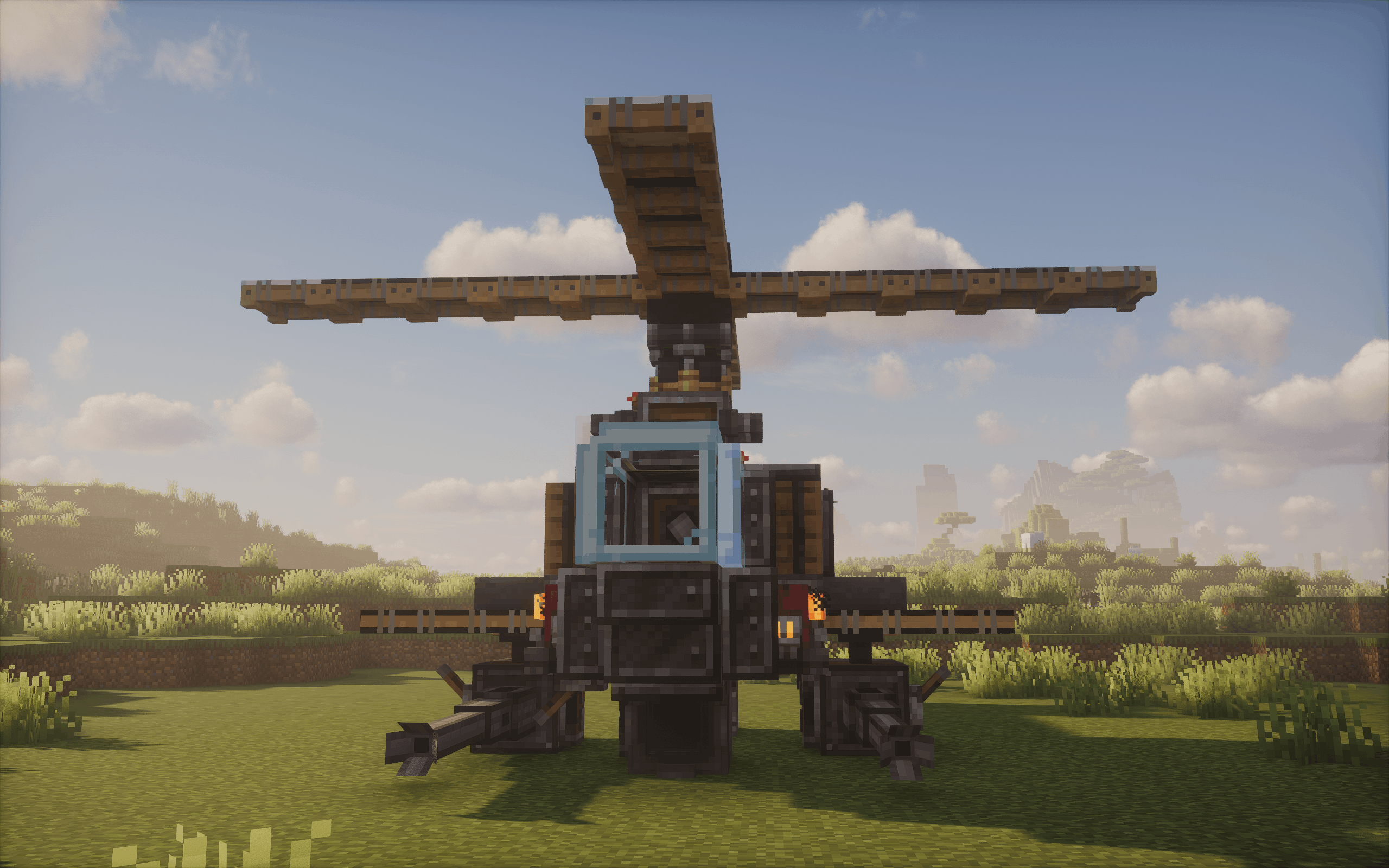 Hornet military helicopter with compact fuselage, rotor assembly, autocannon-style side details, landing supports, and Aeronautics parts.